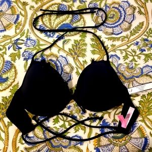 New Victoria Secret Black Bikini Top (34C)